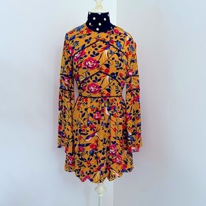 Tanya Taylor Silk Dress with Sleeves
